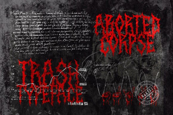 Aborted Corpse Metal Typeface Review