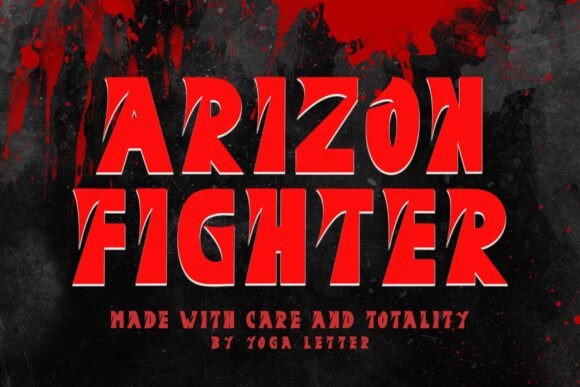 Arizon Fighter: The Premium Blackletter Typeface for Bold Branding