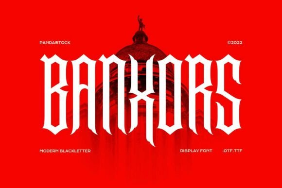 Banxors Typeface for Bold Editorial Design