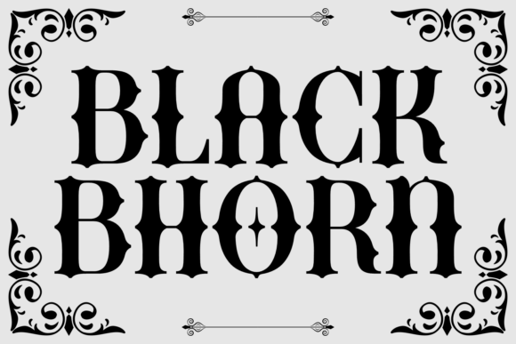 Black Bhorn: A Bold Vintage Blackletter Font Review