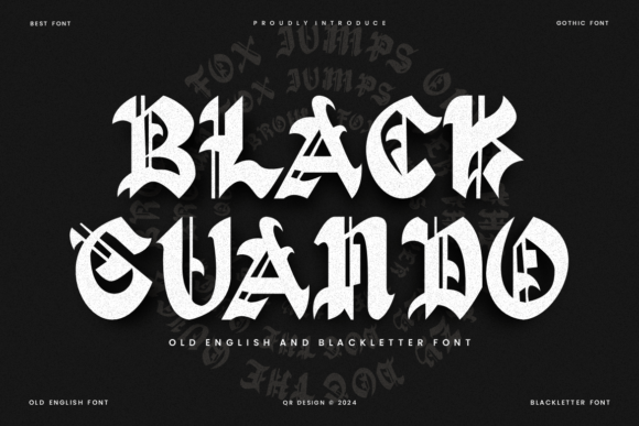 Black Guando Typeface Review for Bold Branding