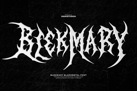 Blekmary: A Bold Blackletter Font for Branding