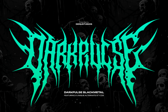 Darkpulse Typeface for Bold Web Design