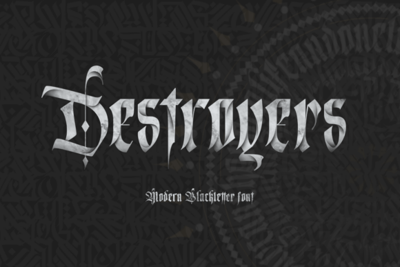 Destroyers: A Bold Blackletter Font for Branding