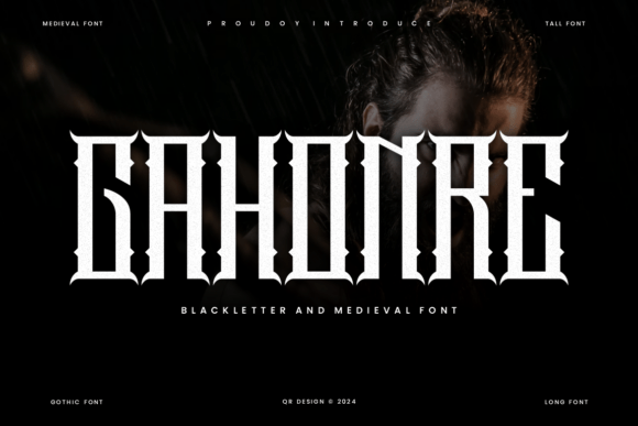 Gahonre: A Bold Blackletter Font for Crafters