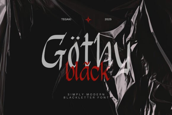 Gothy Black: A Modern Blackletter Typeface for Web Design
