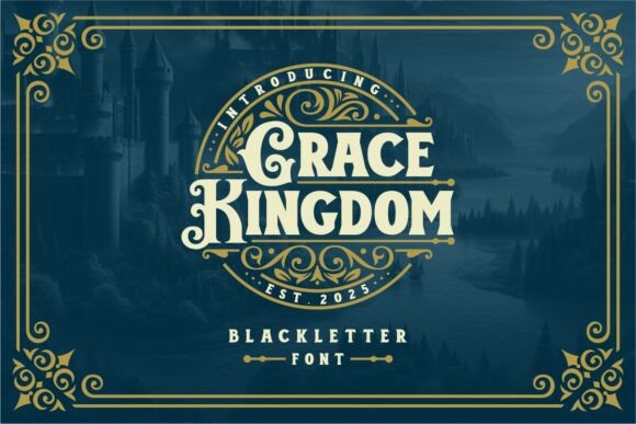 Grace Kingdom Font for Regal Campaign Designs