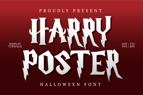 Harry Poster Regular Font for Spooky Campaigns