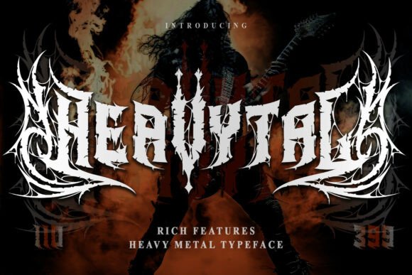 Heavytal: A Raw Power Blackletter Font Review