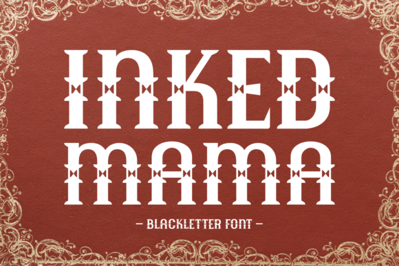 Inked Mama Font for Handmade Branding
