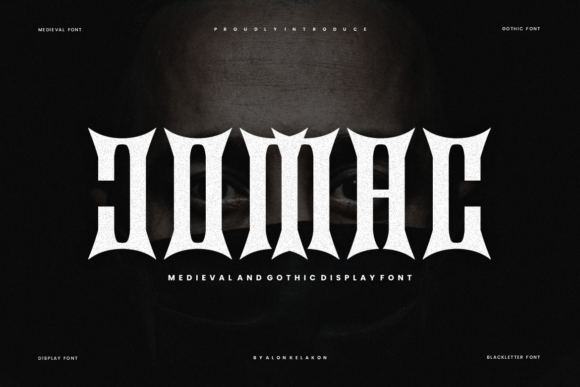 Jomac: A Bold Blackletter Typeface for Designers