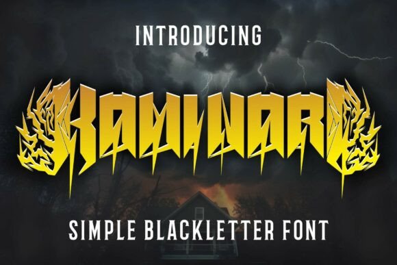 Kaminari: A Bold Display Font for Urban Branding