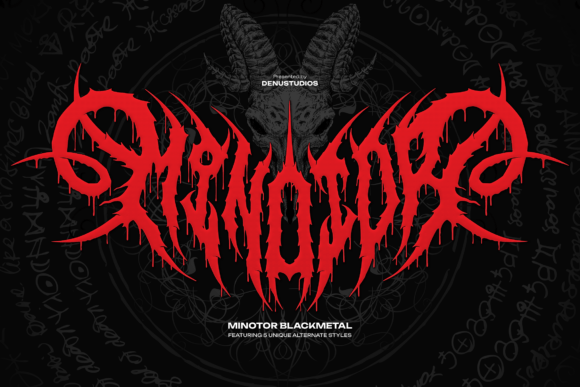 Minotor: A Bold Blackletter Typeface for Web Design