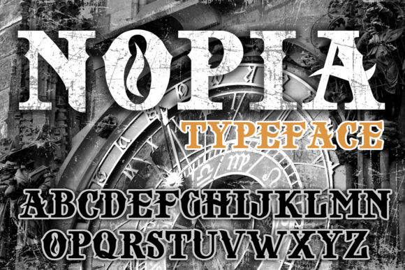 Nopia: A Bold Western Typeface for Your Brand