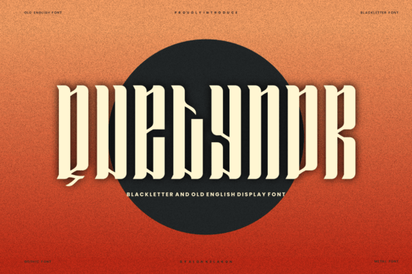 Quetynor Typeface for Editorial Design