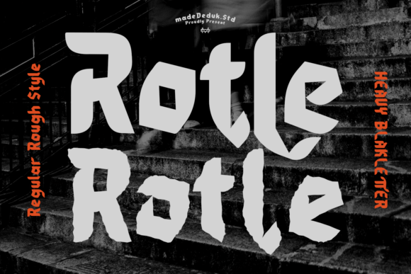 Rotle: A Heavy Blackletter Typeface for Bold Branding