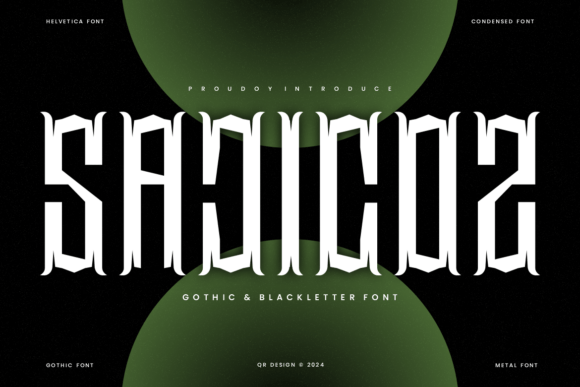 Sajicoz Font: Gothic Blackletter for Web Design