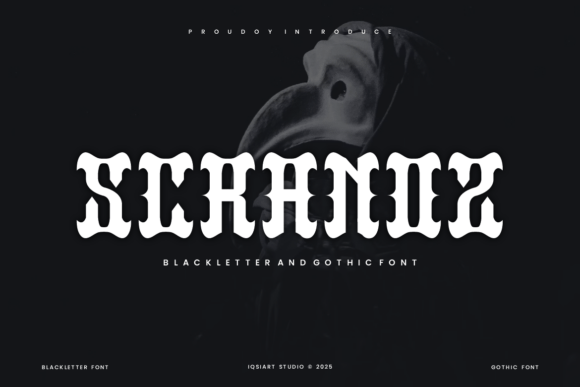 Scranoz Typeface for Bold Brand Identity