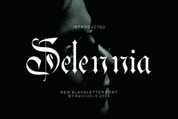 Selennia Font: Bold Blackletter for Editorial Design