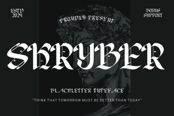 Skryber Font: Elevate Your Gothic Brand Identity