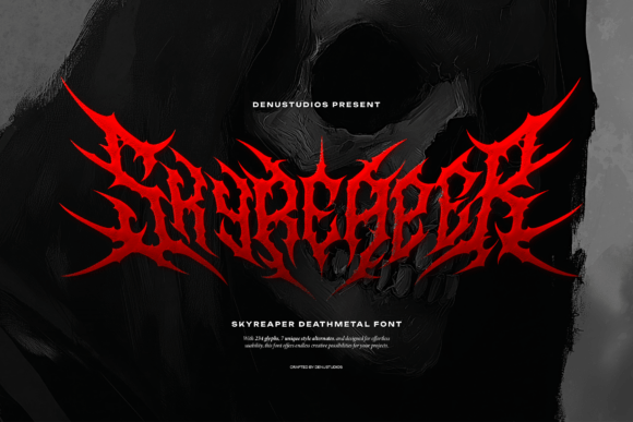 Skyreaper Font: The Ultimate Blackletter for Bold Designs