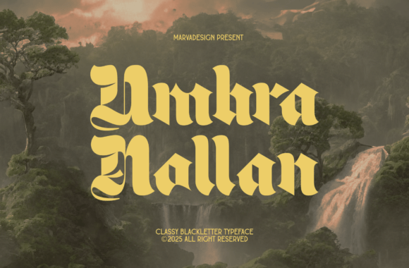Umbra Nollan: The Ultimate Blackletter Font for Bold Branding