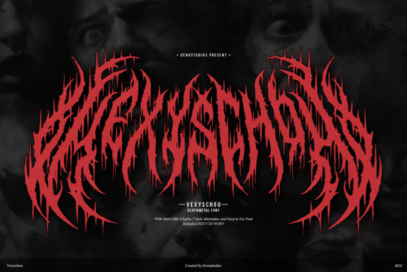 Vexyschou: A Ferocious Death Metal Font for Bold Campaigns